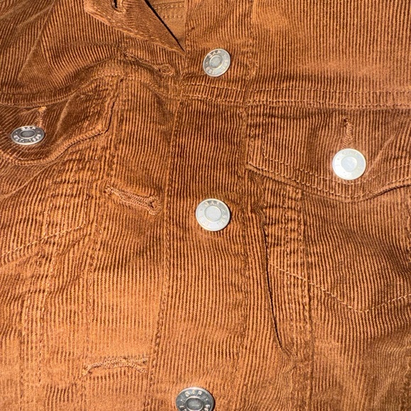 GAP CORDUROY CROPPED LONG SLEEVE JACKET - Picture 3 of 5